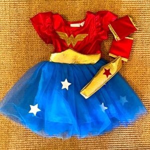 Pottery Barn kids Wonder Woman costume 3t.